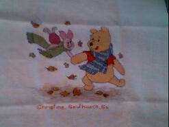 Cross stitch square for Lucas O's quilt