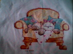 Cross stitch square for Georgia C's quilt