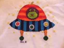 Cross stitch square for Lennon S's quilt