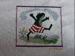 Cross stitch square for (QUILTED) Animals's quilt