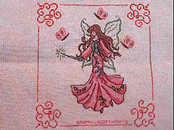 Cross stitch square for Isla S's quilt