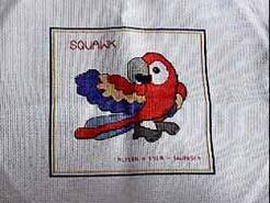 Cross stitch square for Anisha J's quilt
