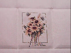 Cross stitch square for Evie D's quilt