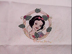 Cross stitch square for Gracie-Louise's quilt