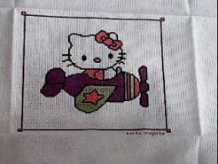 Cross stitch square for Lexi-May's quilt