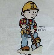 Cross stitch square for Joshua D 's quilt