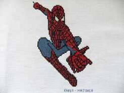Cross stitch square for Joshua D 's quilt
