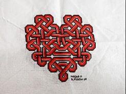 Cross stitch square for Maisie S's quilt