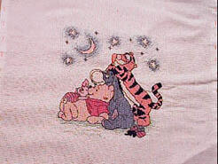 Cross stitch square for Lucas O's quilt