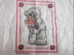 Cross stitch square for Emily T's quilt