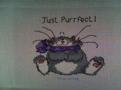 Cross stitch square for Faye S's quilt