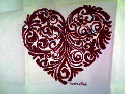 Cross stitch square for Maisie S's quilt