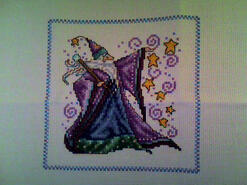 Cross stitch square for Cara K's quilt