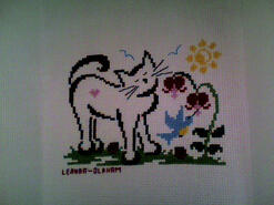 Cross stitch square for Faye S's quilt