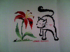 Cross stitch square for Faye S's quilt