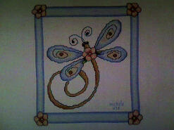 Cross stitch square for Evie D's quilt