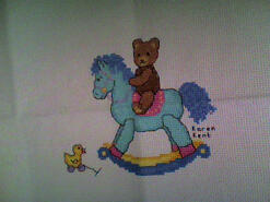 Cross stitch square for Cameron P's quilt