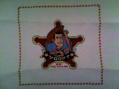 Cross stitch square for Zac K's quilt