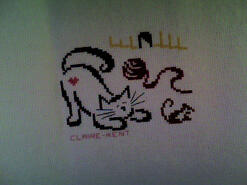 Cross stitch square for Bethany L's quilt