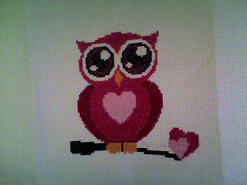 Cross stitch square for Anisha J's quilt