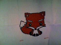 Cross stitch square for Abbie E's quilt