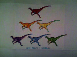 Cross stitch square for Leo M's quilt