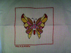 Cross stitch square for Phoebe M's quilt