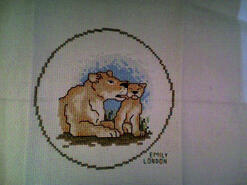 Cross stitch square for Shannon B's quilt