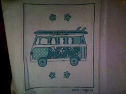 Cross stitch square for Charlotte A's quilt