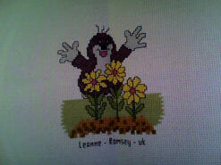 Cross stitch square for (QUILTED) Animals's quilt