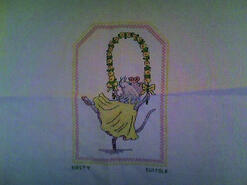 Cross stitch square for Abbie E's quilt