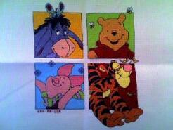Cross stitch square for Oscar W's quilt
