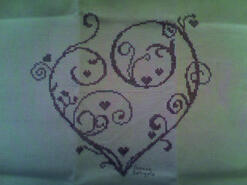 Cross stitch square for Maisie S's quilt