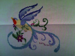 Cross stitch square for Jamie W's quilt