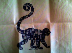 Cross stitch square for Bobby James R's quilt