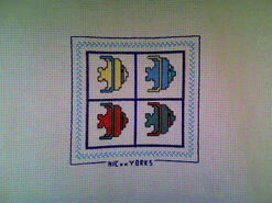 Cross stitch square for Noah B's quilt