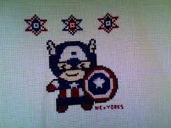 Cross stitch square for Mason C's quilt