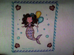 Cross stitch square for Skyla B's quilt