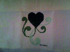 Cross stitch square for Myla C's quilt