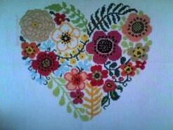 Cross stitch square for Bridie G's quilt