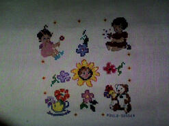 Cross stitch square for Bridie G's quilt