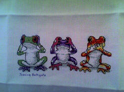 Cross stitch square for Connor S's quilt