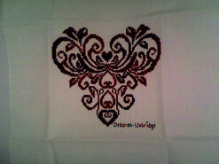 Cross stitch square for Maisie S's quilt