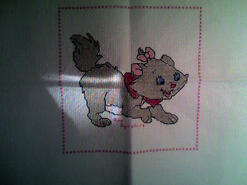 Cross stitch square for Abigail M's quilt