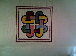 Cross stitch square for Maisie S's quilt