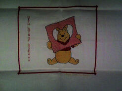 Cross stitch square for Harrison L's quilt