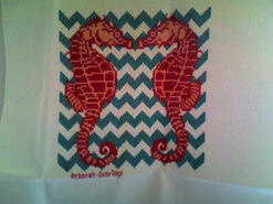 Cross stitch square for Noah B's quilt