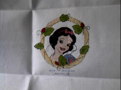 Cross stitch square for Elizabeth R's quilt