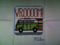 Cross stitch square for Lewis C 1's quilt