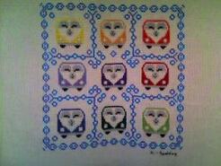 Cross stitch square for Lewis C 1's quilt